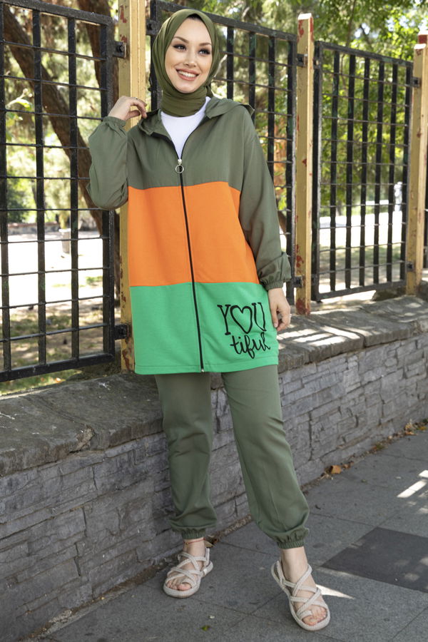 Tunik Pantolon Haki - 10538 HAKİ