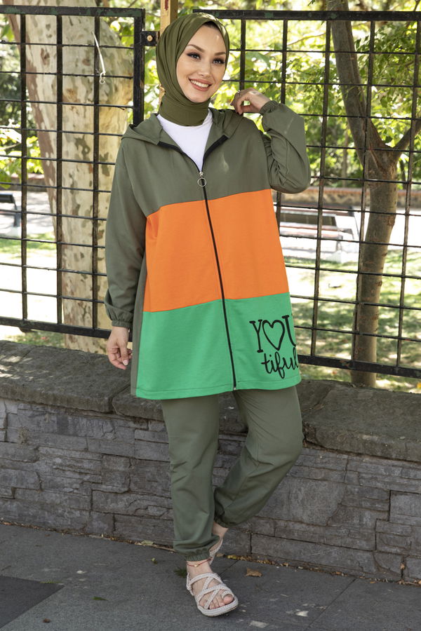 Tunik Pantolon Haki - 10538 HAKİ
