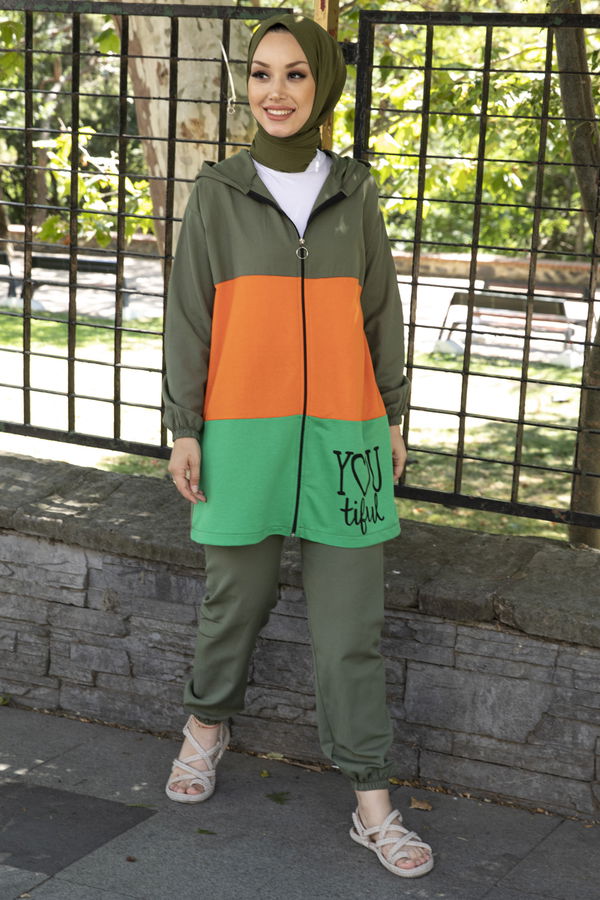 Tunik Pantolon Haki - 10538 HAKİ