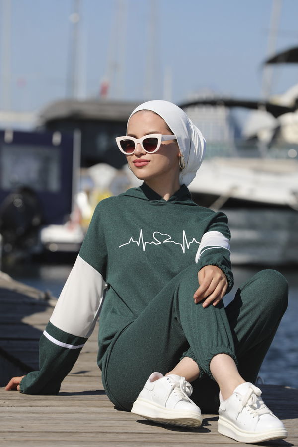 Tunık Pantolon Yeşil - 3473