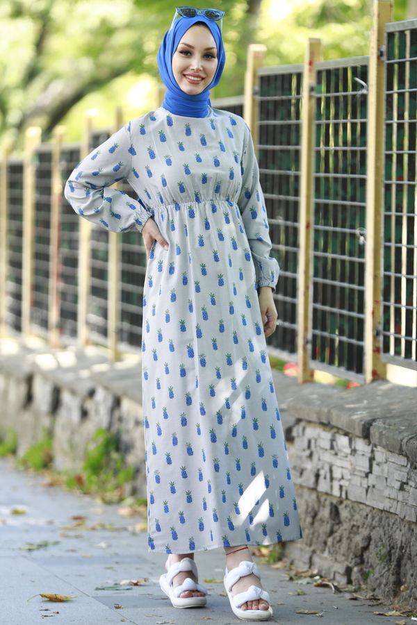 Elbise Mavi - 10559