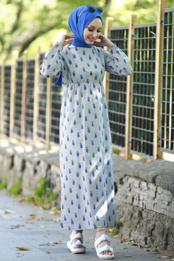 Elbise Mavi - 10559