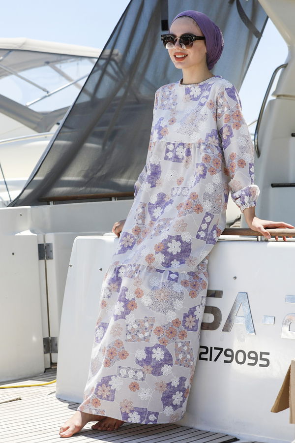 Elbise Lila - 10357