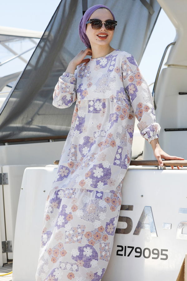Elbise Lila - 10357
