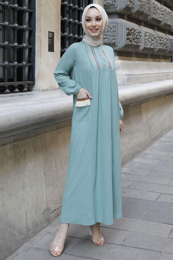 Elbise Yeşil - 10317 YEŞİL