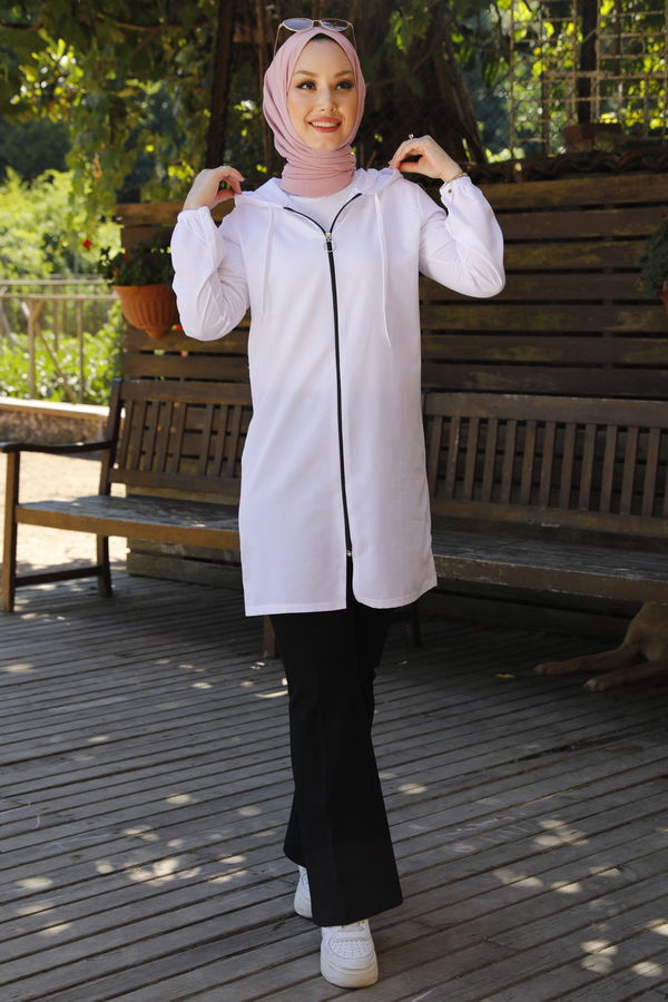 FERMUARLI HIRKA Beyaz - 3554 BEYAZ
