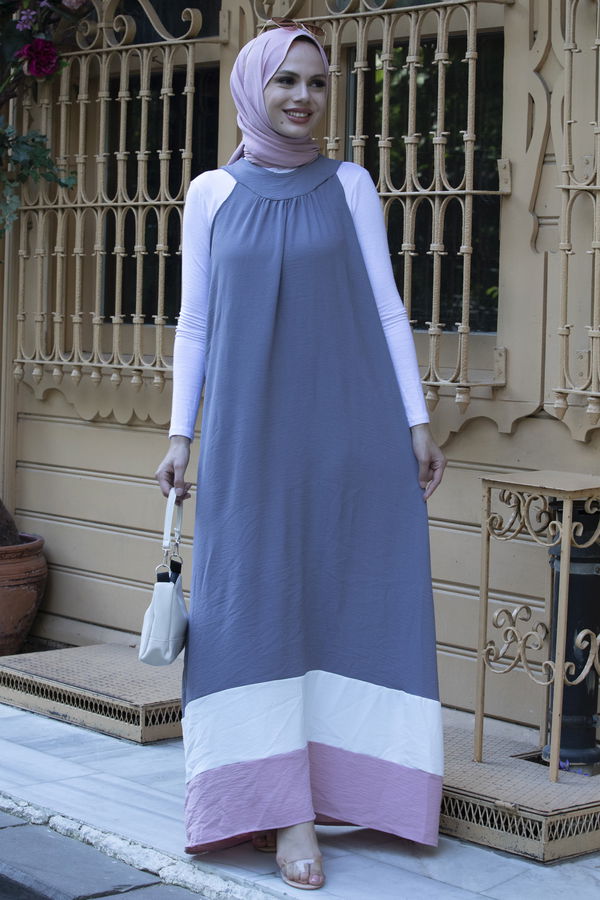 Elbise Gri - 10332 GRİ