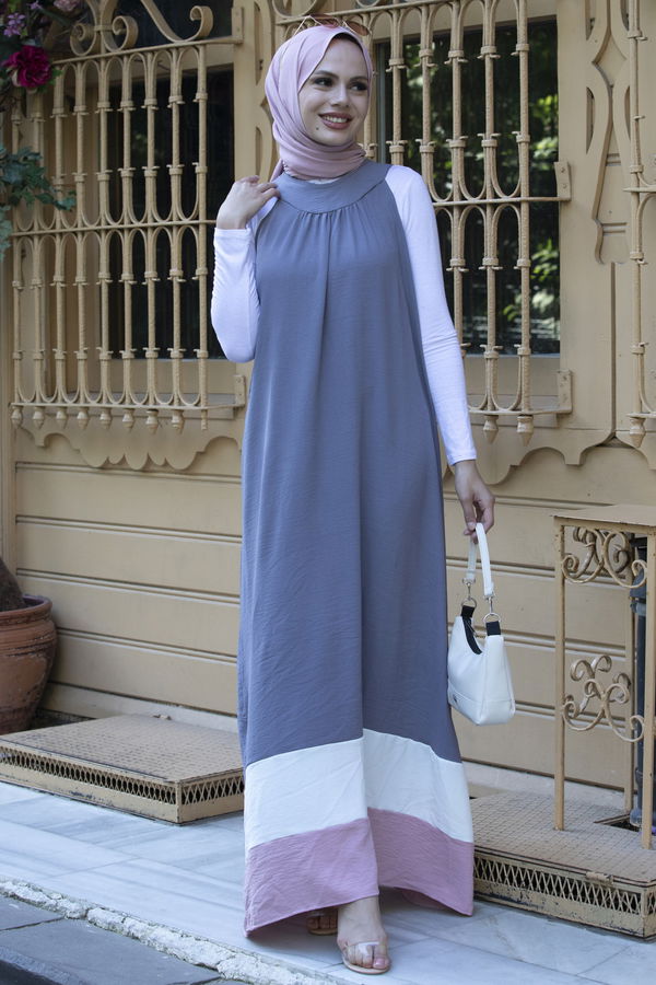 Elbise Gri - 10332 GRİ