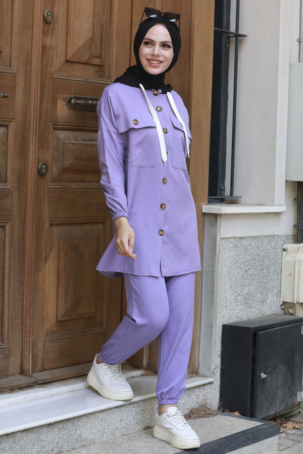Tunık Pantolon Lila - 3535 LİLA