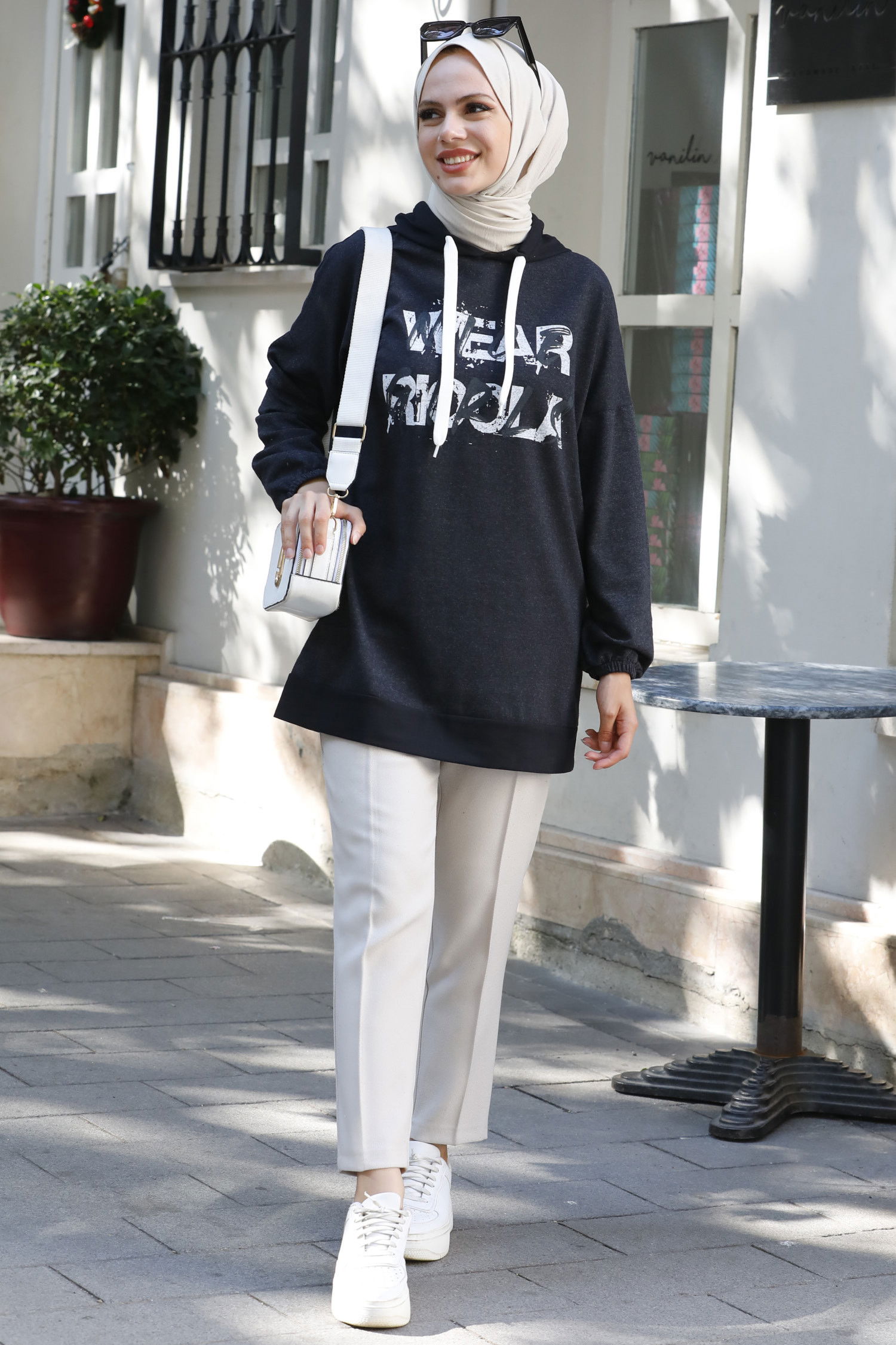 Tunik Pantolon Antrasit - 3929