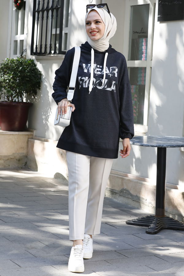 Tunik Pantolon Antrasit - 3929