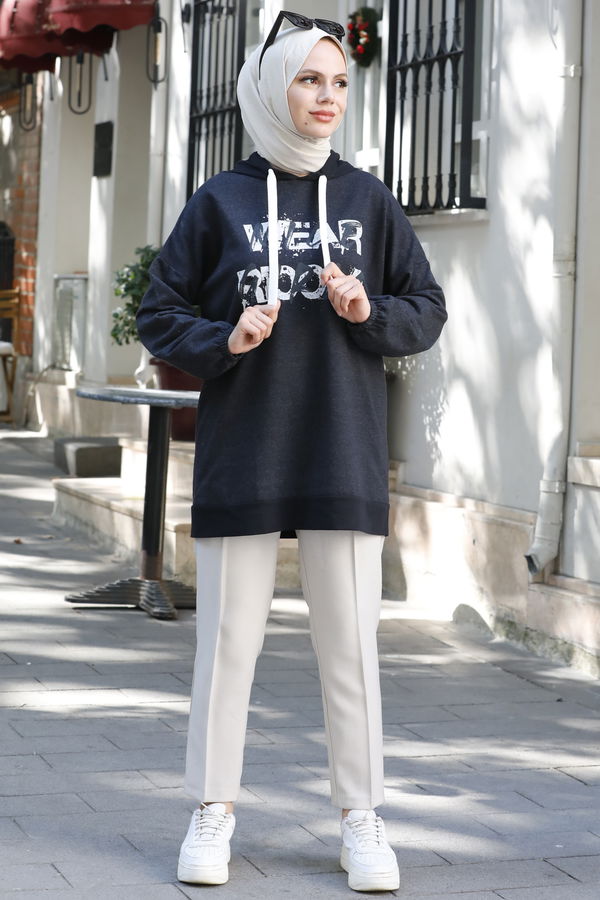 Tunik Pantolon Antrasit - 3929