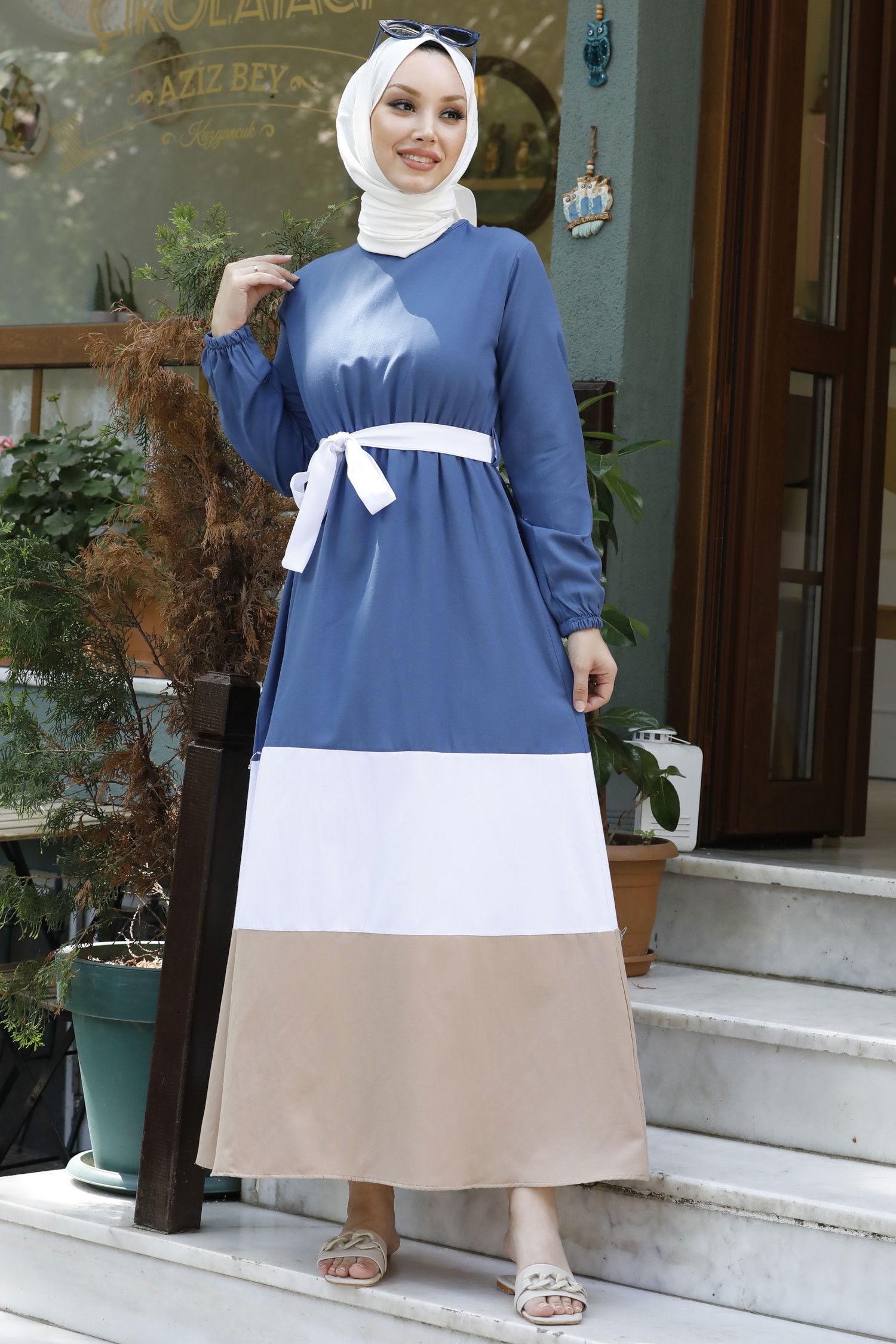 Elbise Mavi - 10347