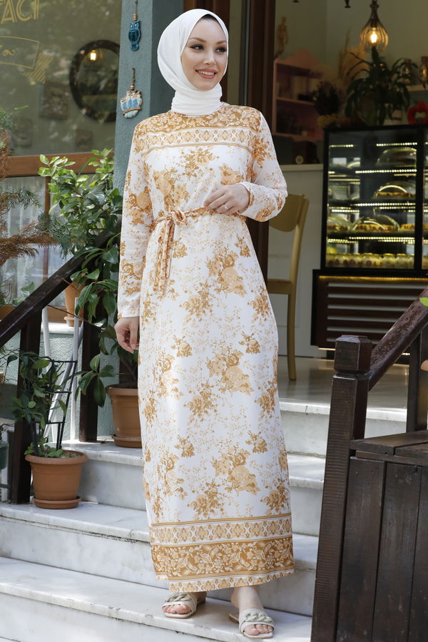 Elbise Sarı - 10368 Sarı