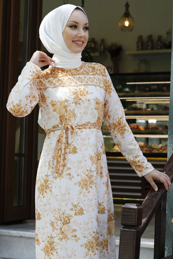 Elbise Sarı - 10368 Sarı