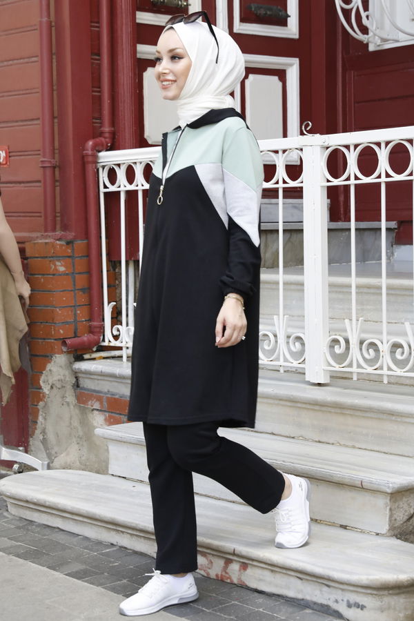 GARNILI TUNIK Yeşil - 3712 YEŞİL