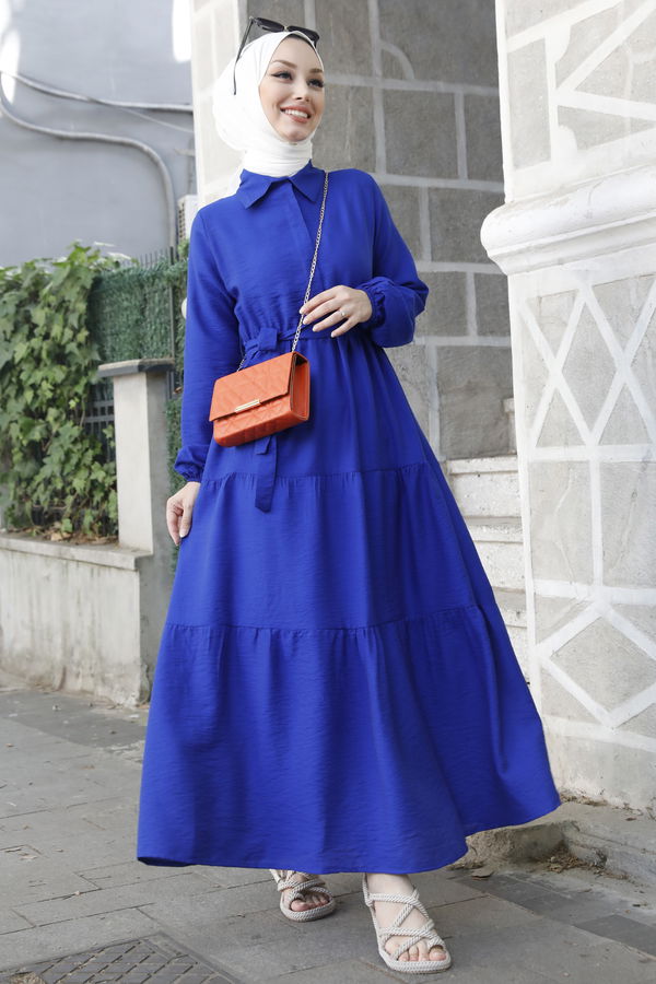 Elbise Lacivert - 8897 LACİVERT