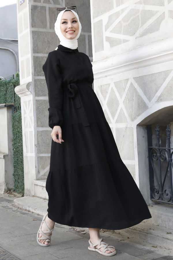 Elbise Siyah - 8897