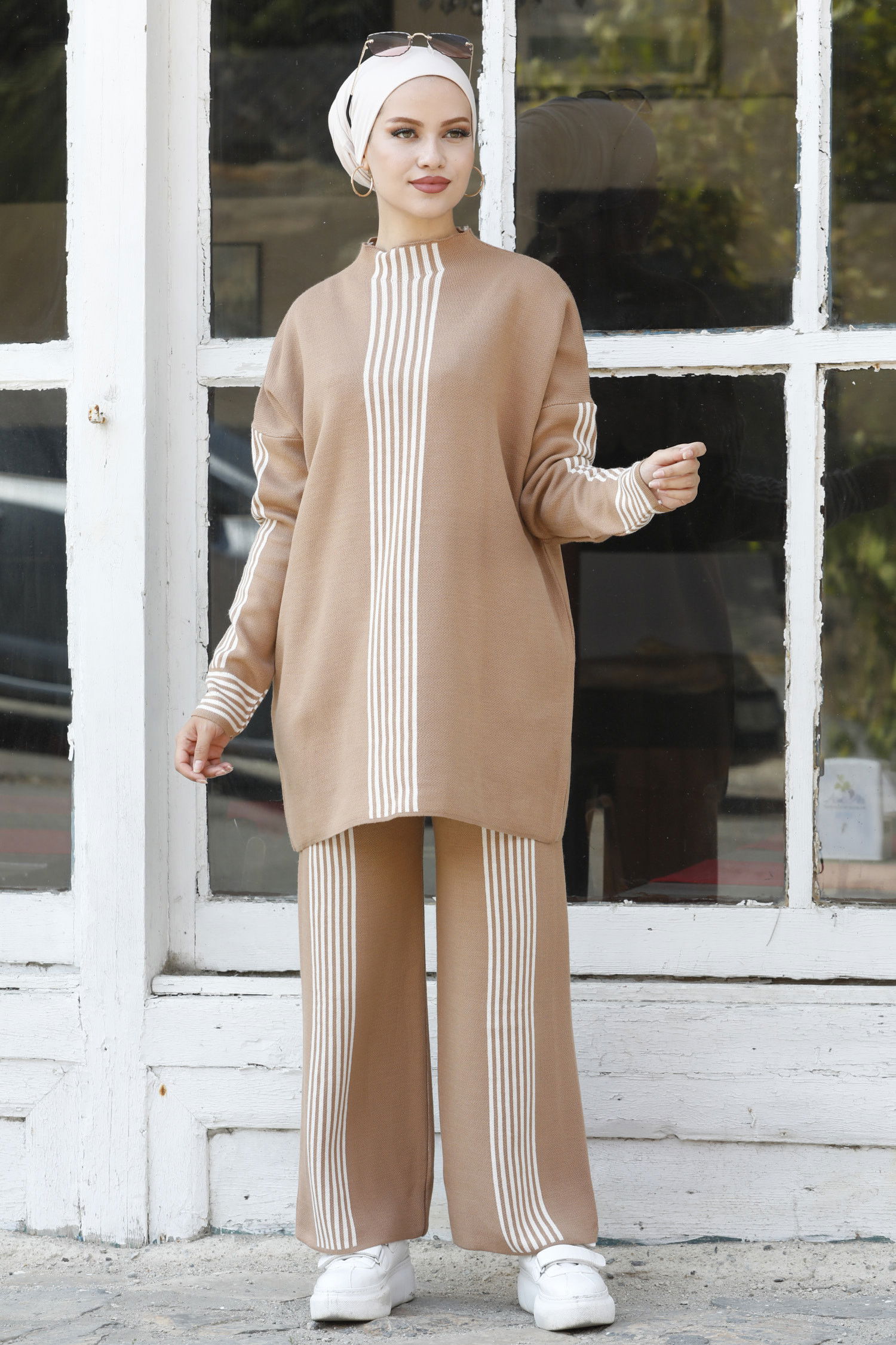 Tunik Pantolon Vizon - 21123 VİZON