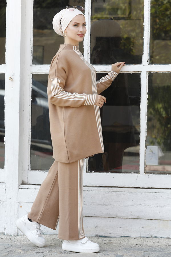 Tunik Pantolon Vizon - 21123 VİZON