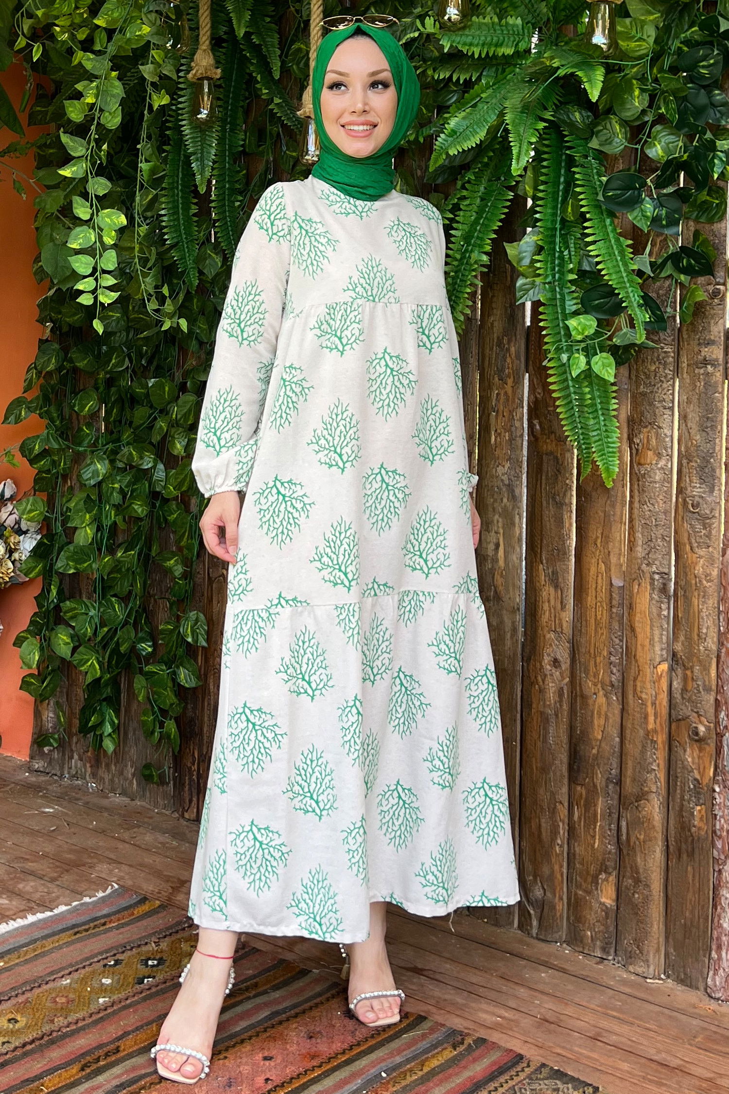 Elbise Yeşil - 10384