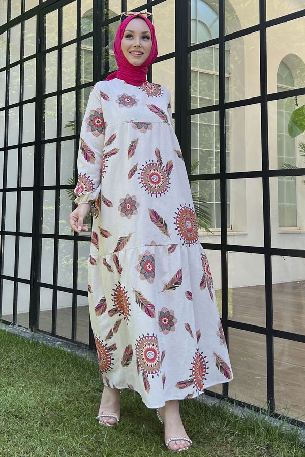 Elbise Fuşya - 10400