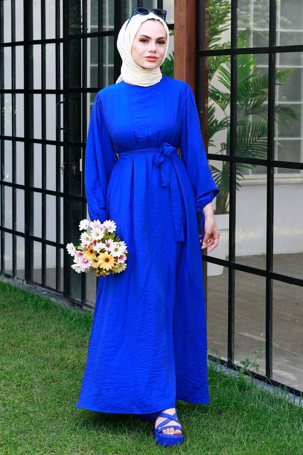 Elbise Mavi - 8890 MAVİ