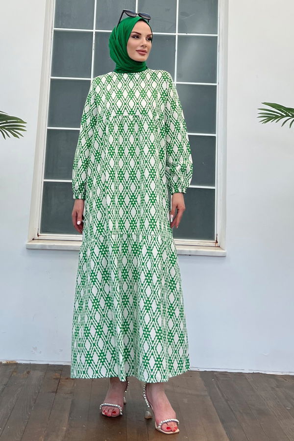 Elbise Yeşil - 10409