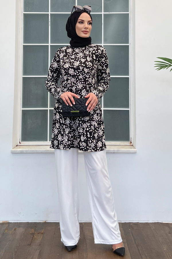 Tunik Pantolon Siyah - 10560 SİYAH