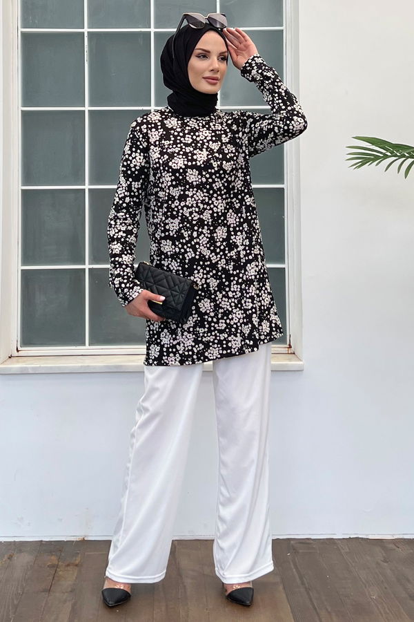 Tunik Pantolon Siyah - 10560 SİYAH