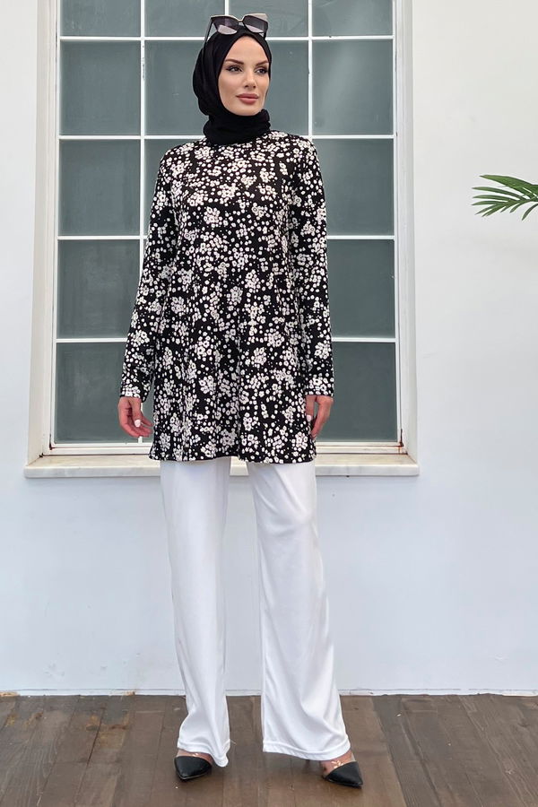 Tunik Pantolon Siyah - 10560 SİYAH