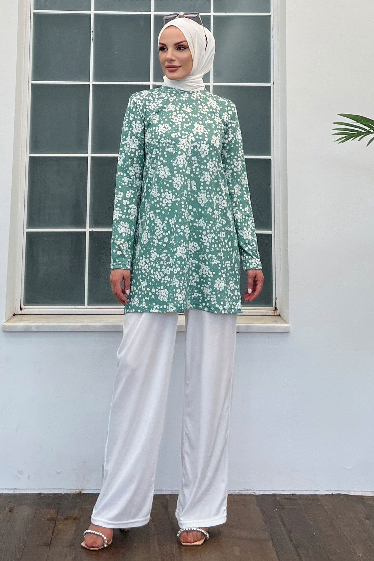 Tunik Pantolon Yeşil - 10560 YEŞİL