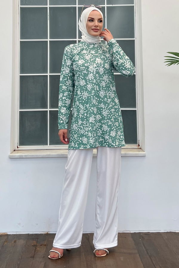Tunik Pantolon Yeşil - 10560 YEŞİL