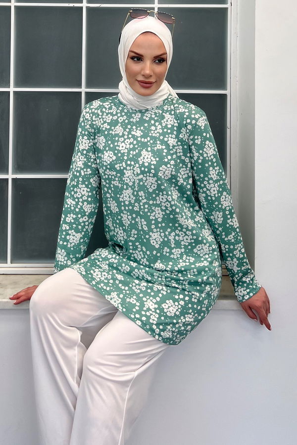 Tunik Pantolon Yeşil - 10560 YEŞİL