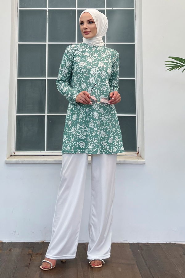 Tunik Pantolon Yeşil - 10560 YEŞİL
