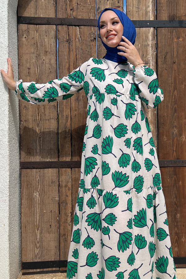 Elbise Yeşil - 10387