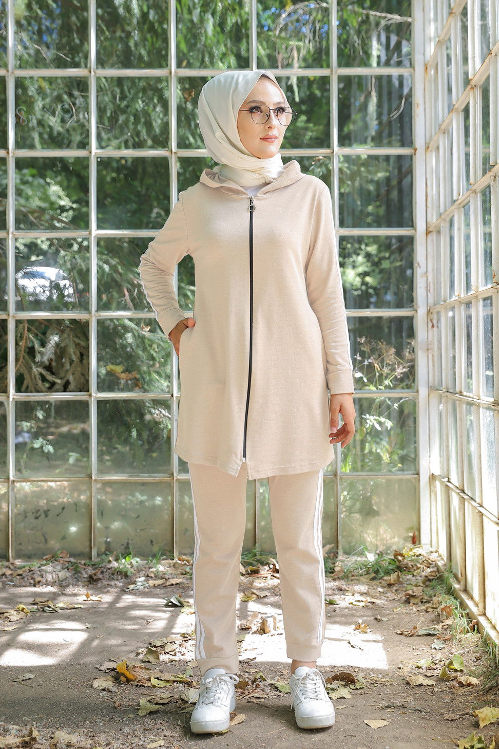 TUNIK PANTOLON Bej - 4126 BEJ
