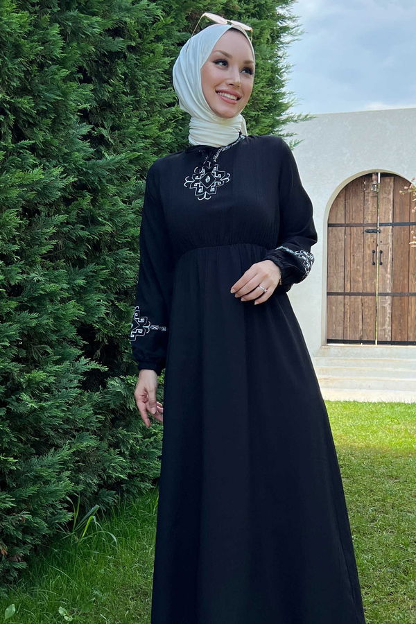 Elbise Siyah - 10302