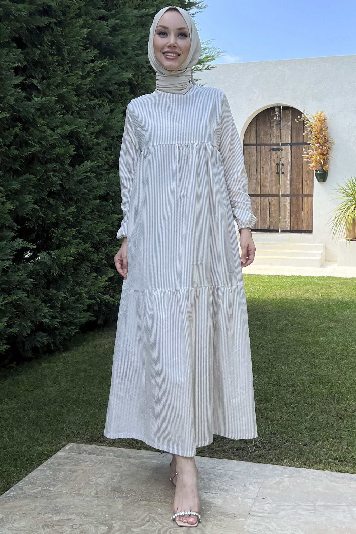Elbise Bej - 10415