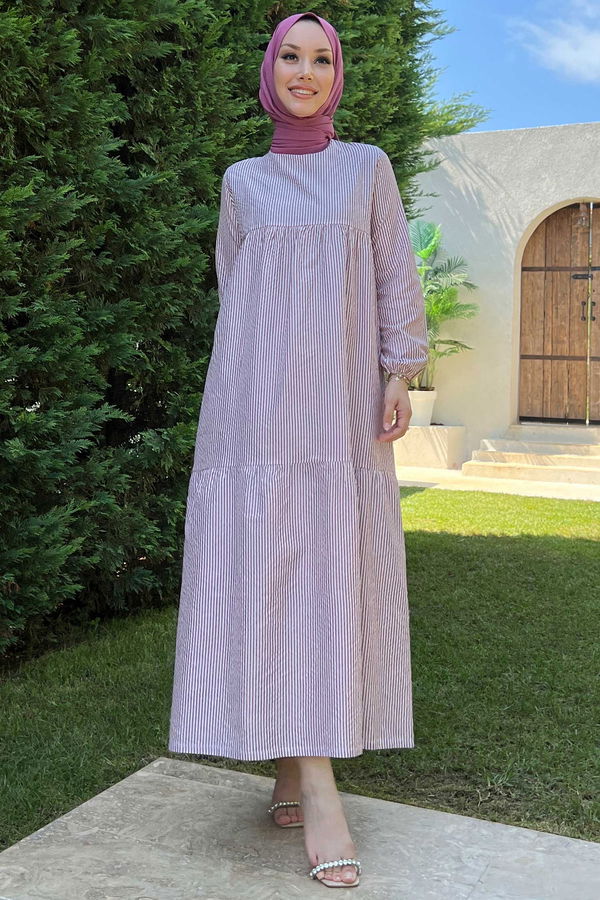 Elbise Bordo - 10415