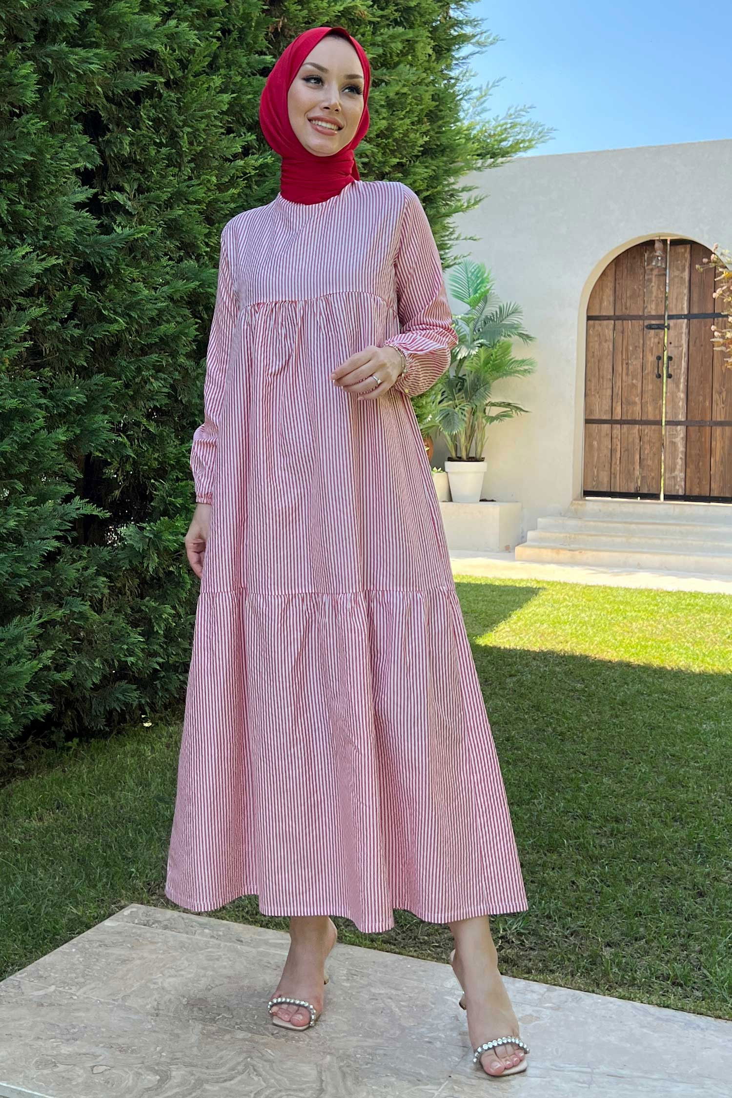 Elbise Kırmızı - 10415