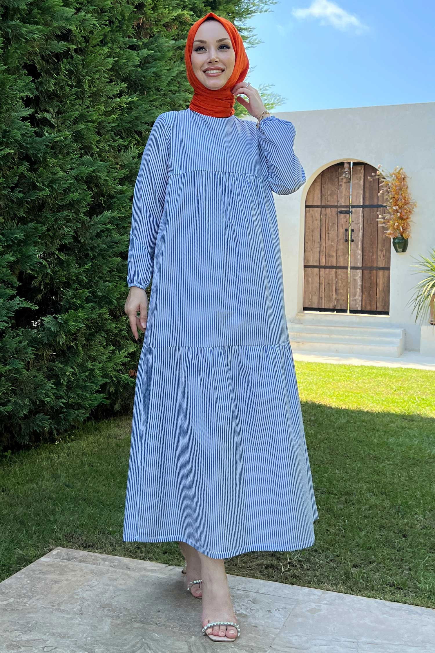 Elbise Mavi - 10415