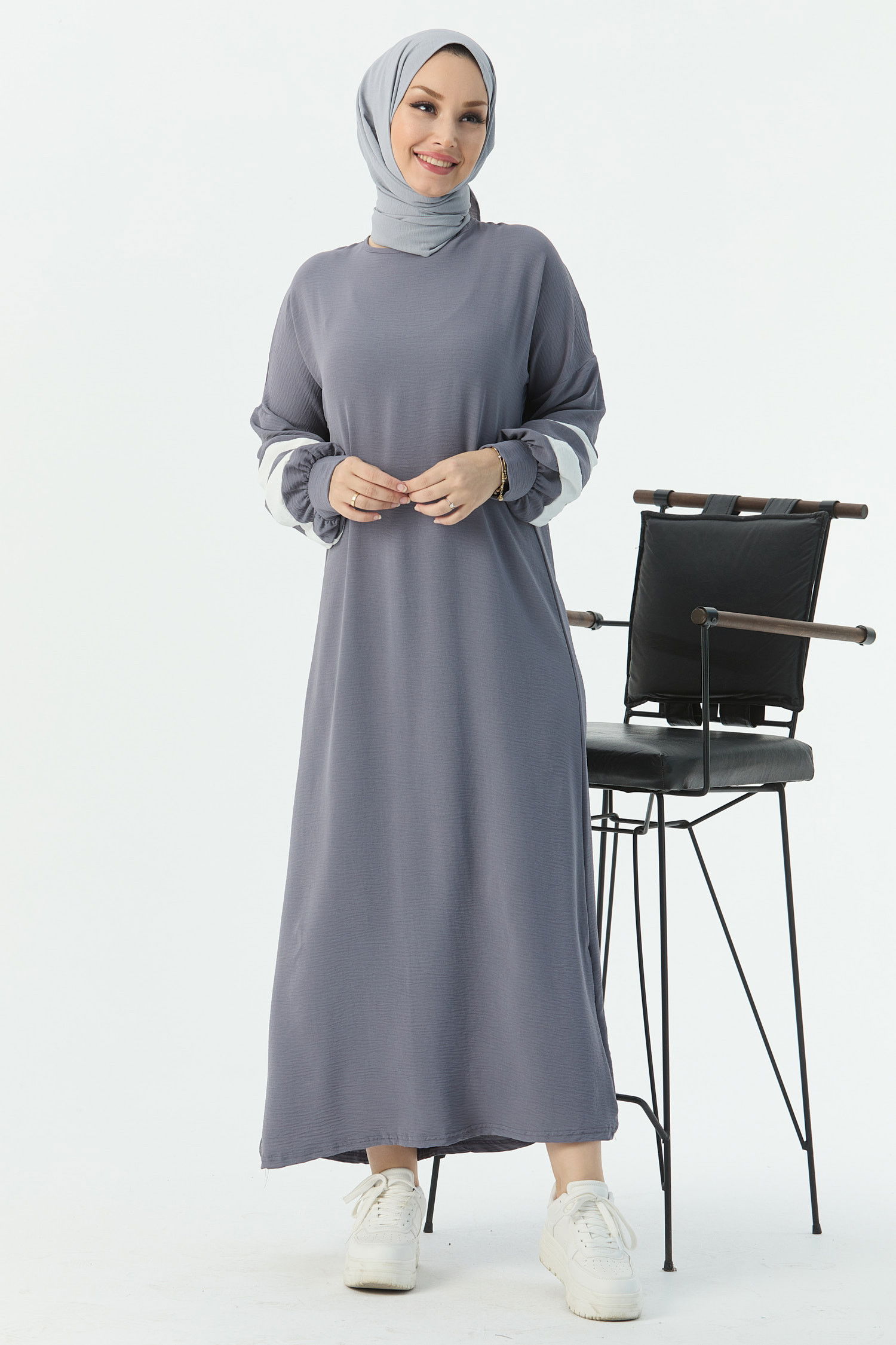 Elbise Gri - 10365 GRİ