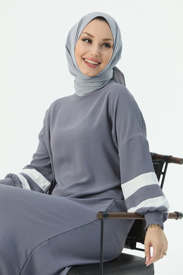 Elbise Gri - 10365 GRİ