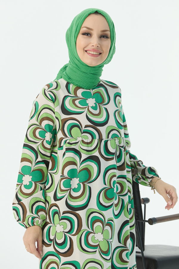 Elbise Yeşil - 10386