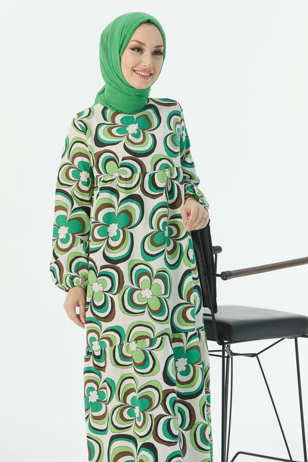 Elbise Yeşil - 10386