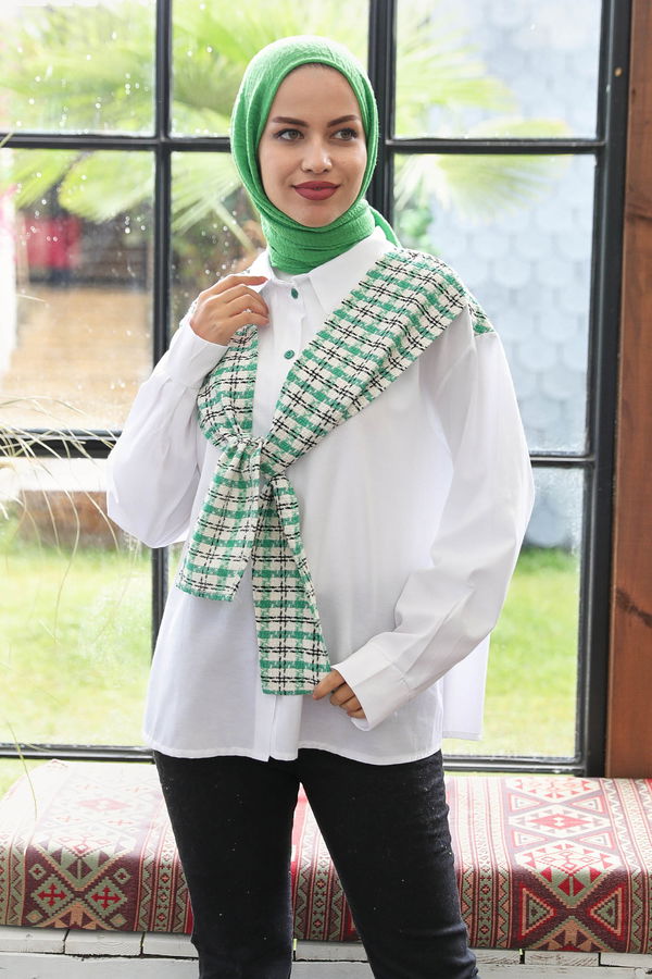Gömlek Yeşil - 21507 YEŞİL