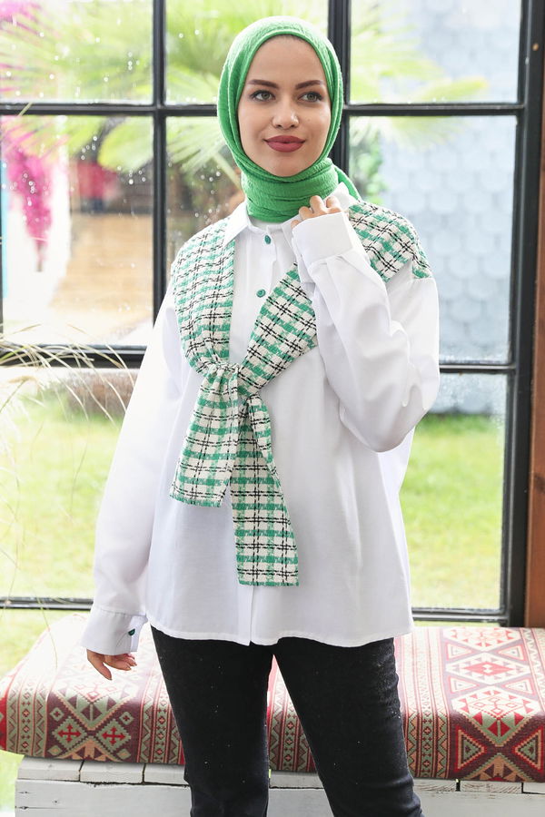 Gömlek Yeşil - 21507 YEŞİL