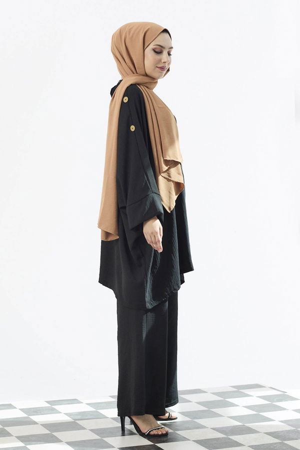 Tunik Pantolon Siyah - 10552 SİYAH