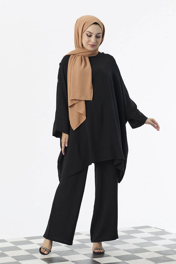 Tunik Pantolon Siyah - 10552 SİYAH
